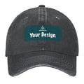 Washed Denim Hat Horiz