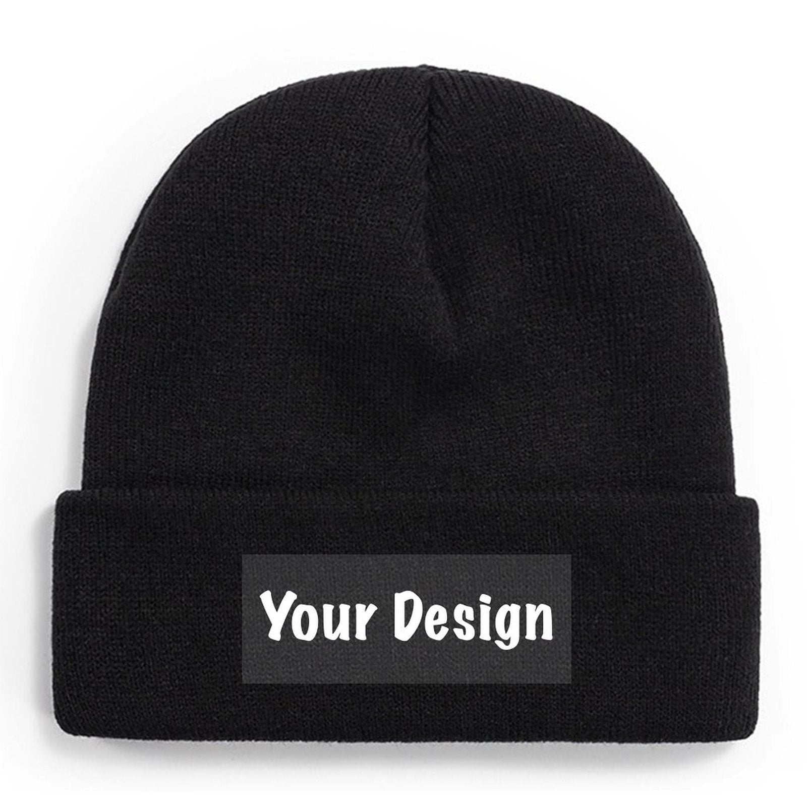 Cuffed Beanie - Front Print Your Design