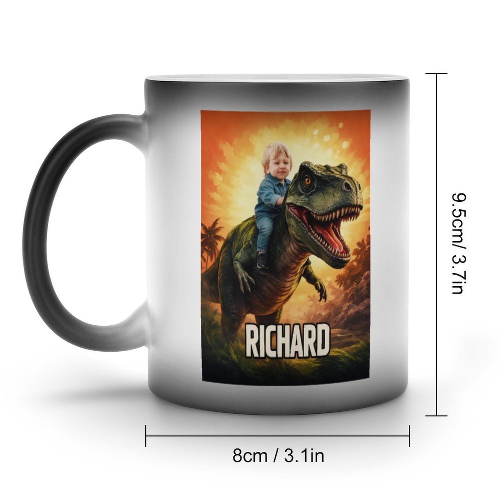 Black Mug (Two-Sided Prints) Children's Science Fiction Fun