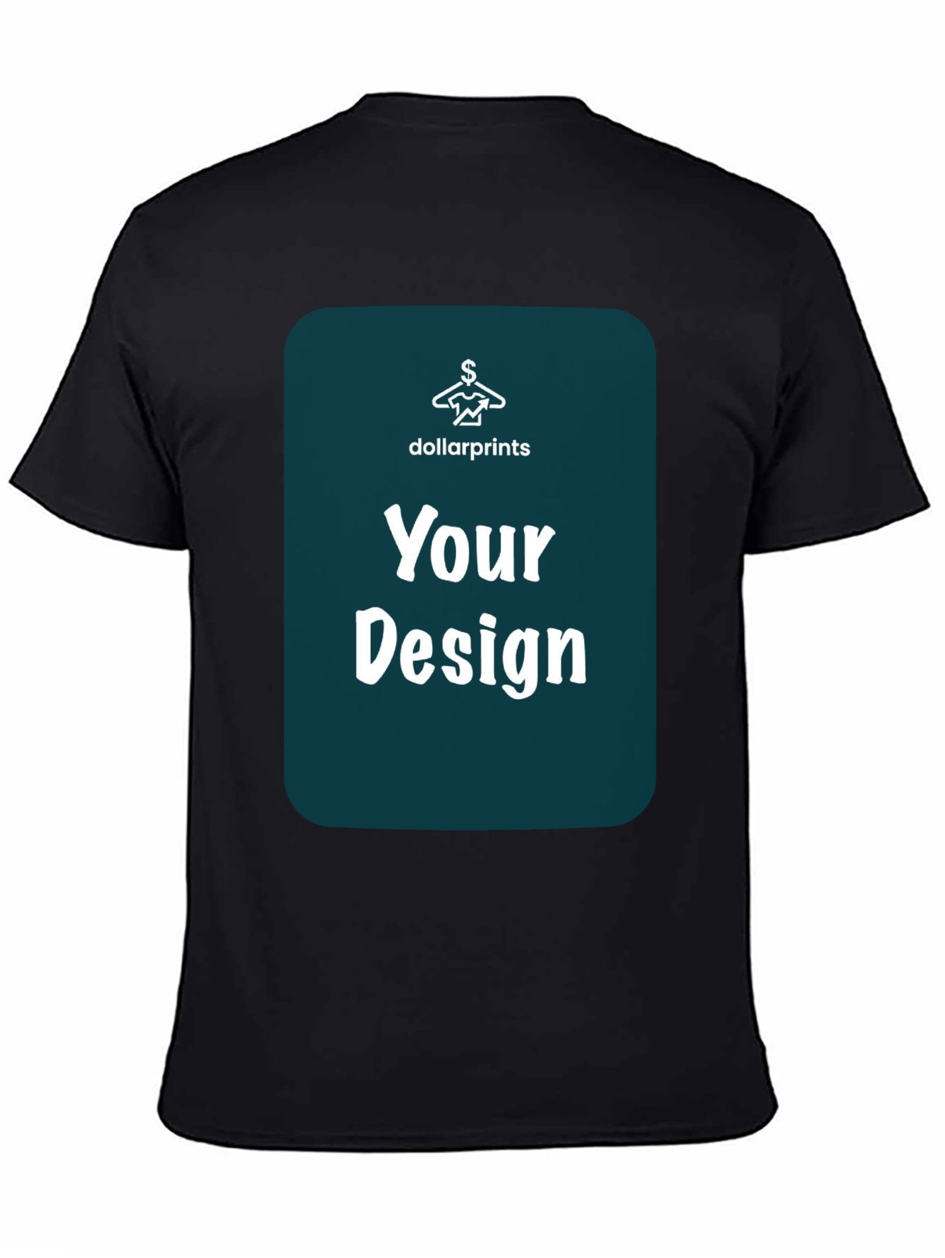 Cotton T-Shirt (180g) - Back Print Your Design