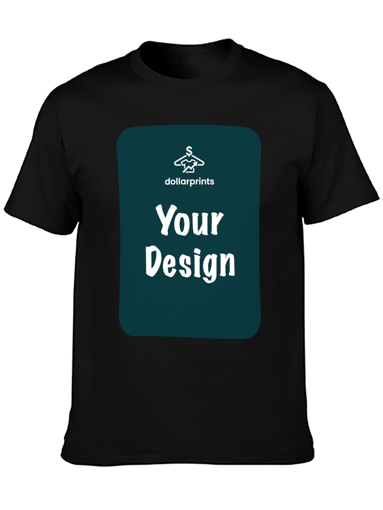 Cotton T-Shirt (180g) - Front Print Your Design