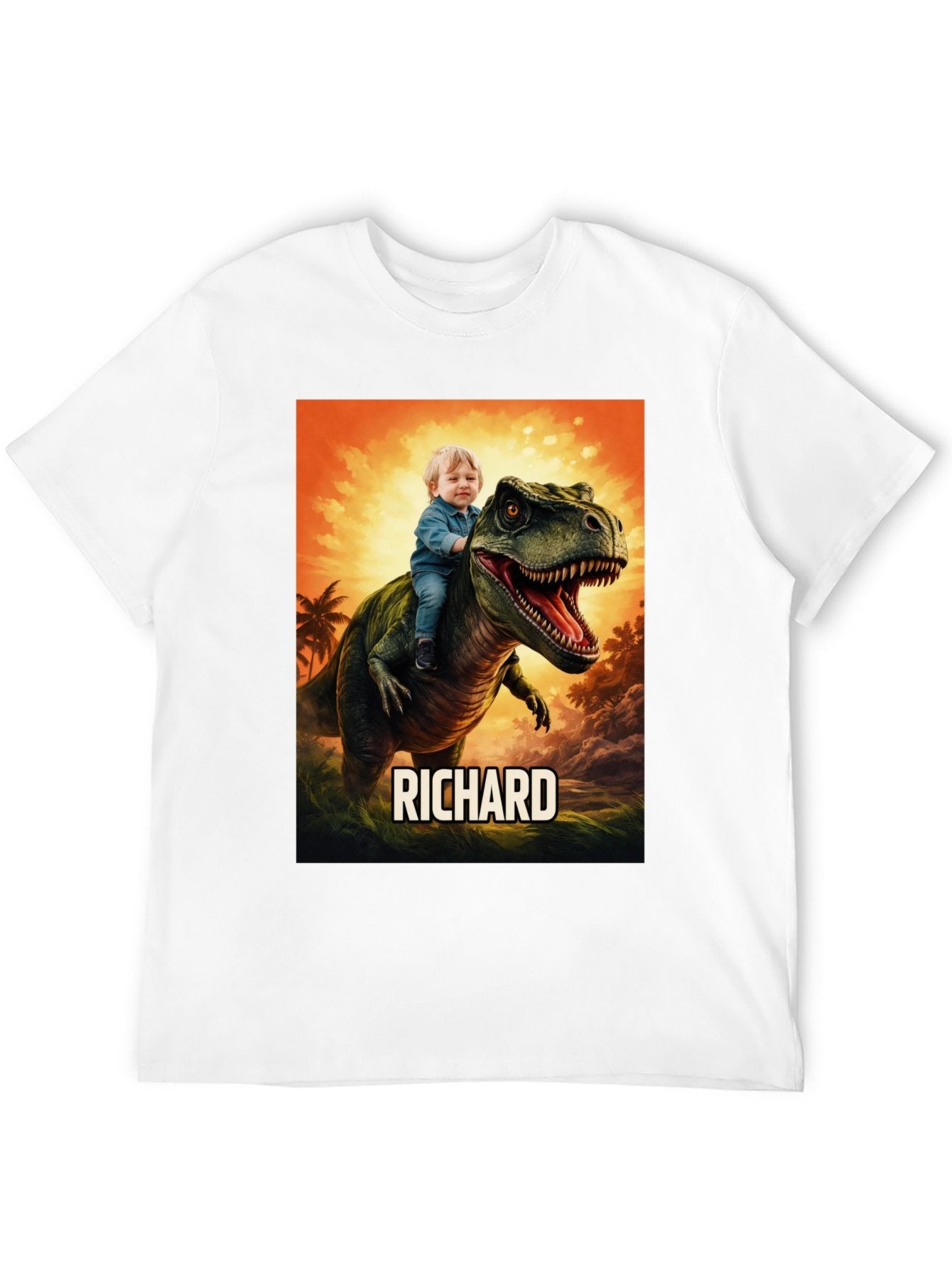 100% Cotton T-Shirt (180g) - Front Print Children's Science Fiction Fun