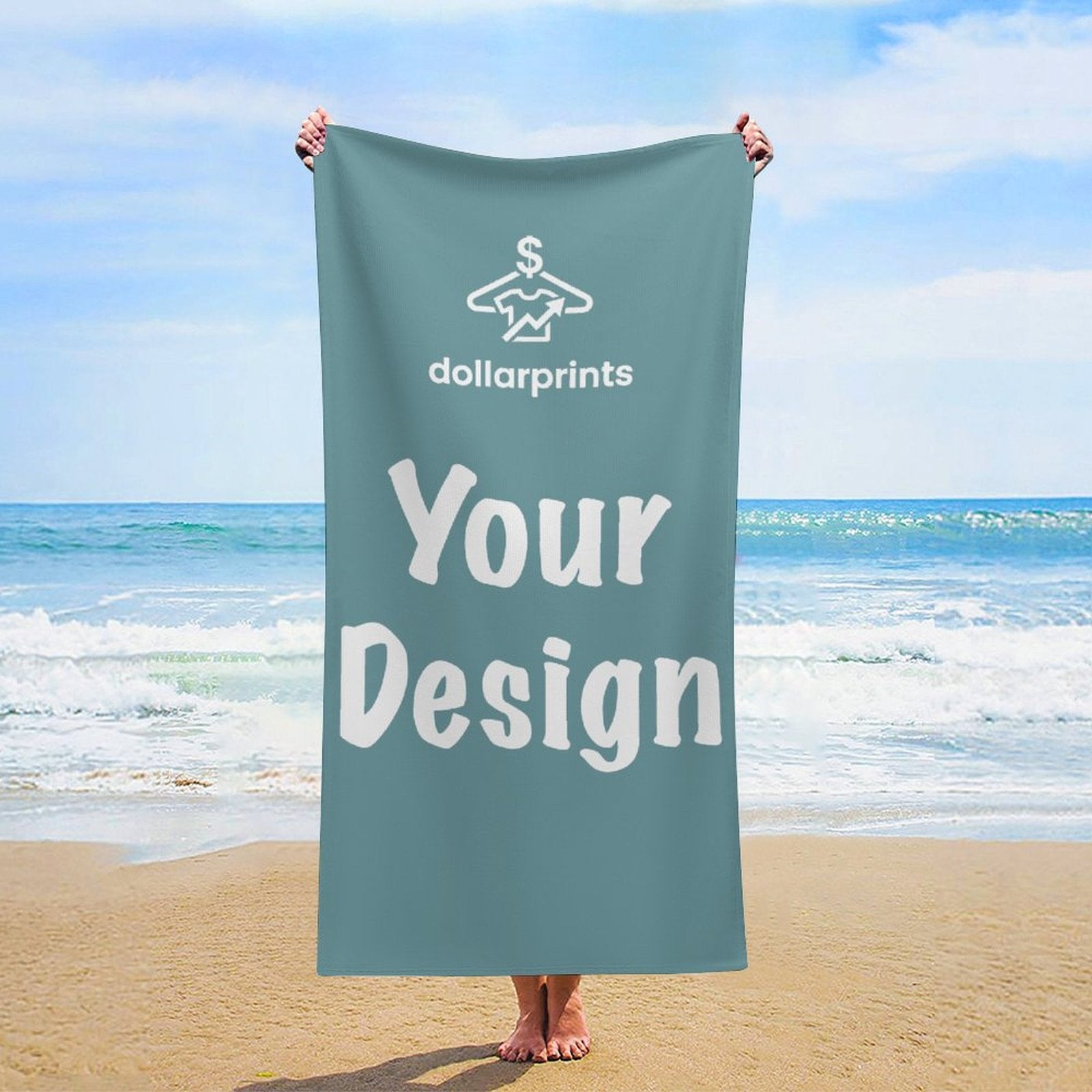 Microfiber Beach Towel - Custom Print Your Design