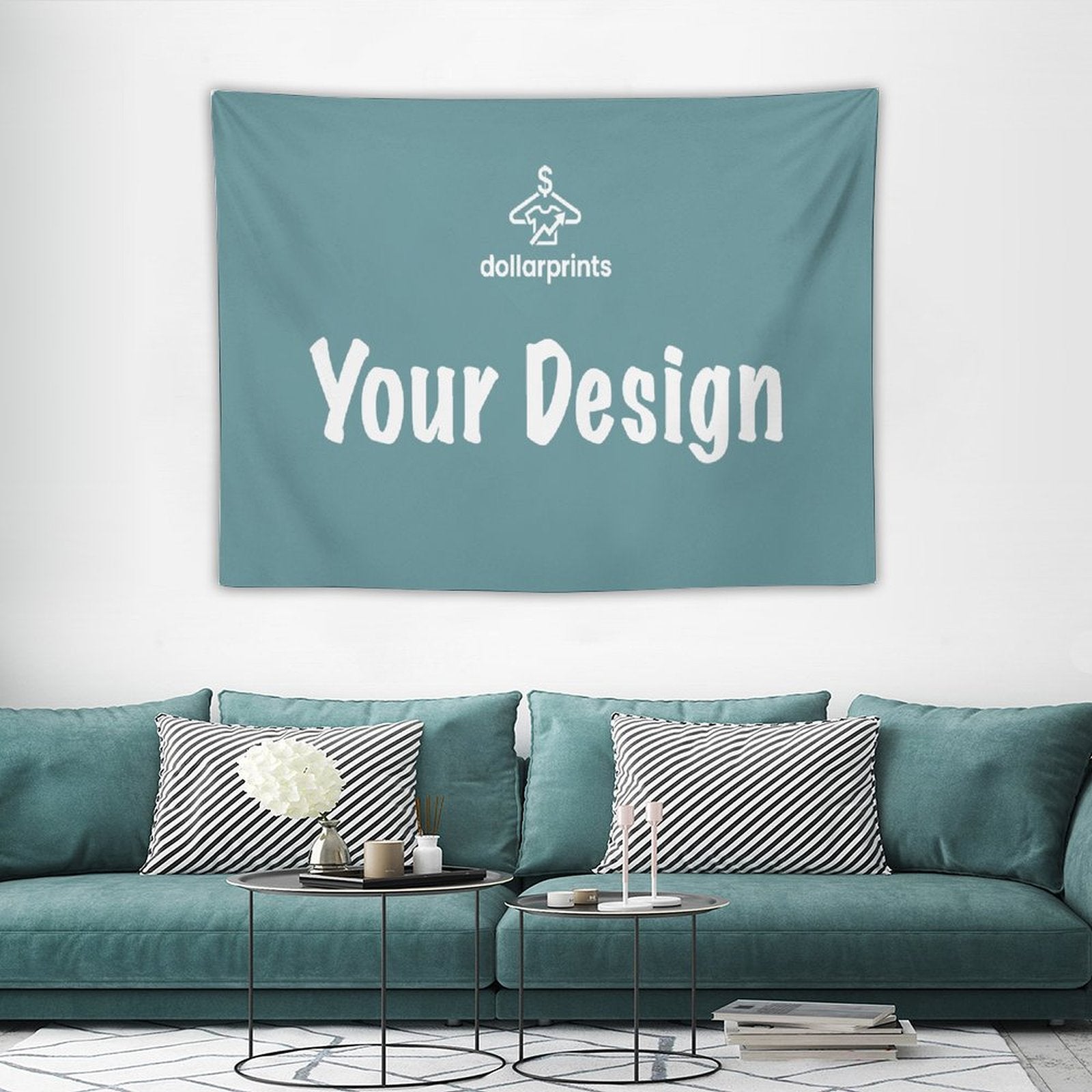 Peach Skin Tapestry - Custom Print Your Design