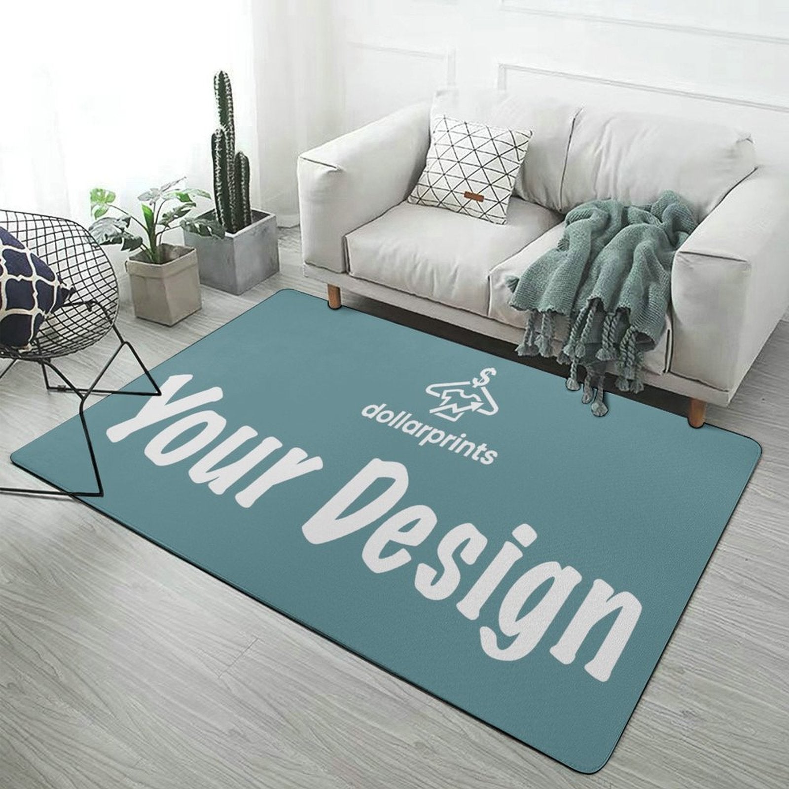 Personalized Flannel Floor Mat - Custom Print Your Design
