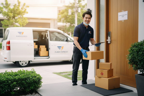 Item is delivered